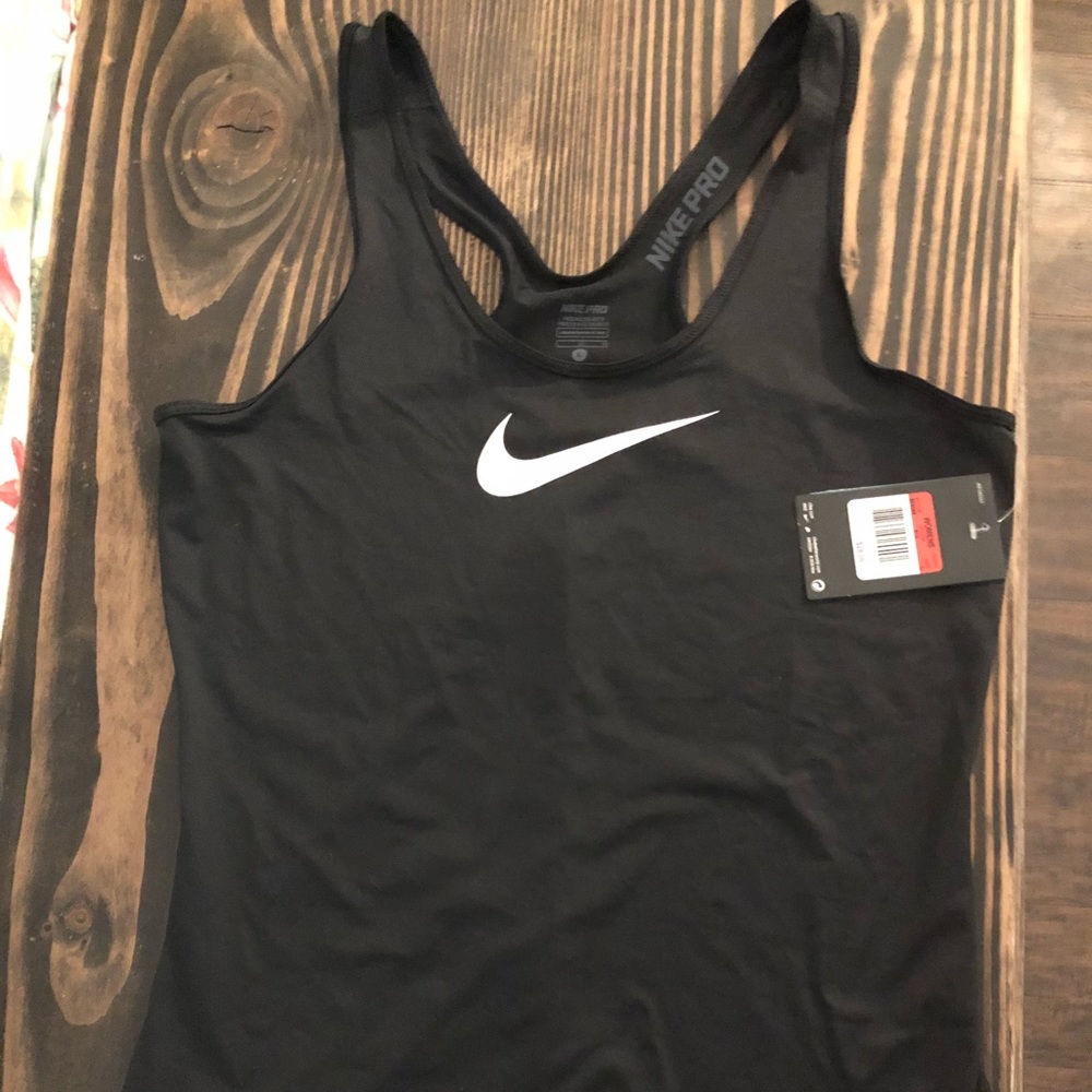 NWT black Nike Pro Dri-Fit Tank top